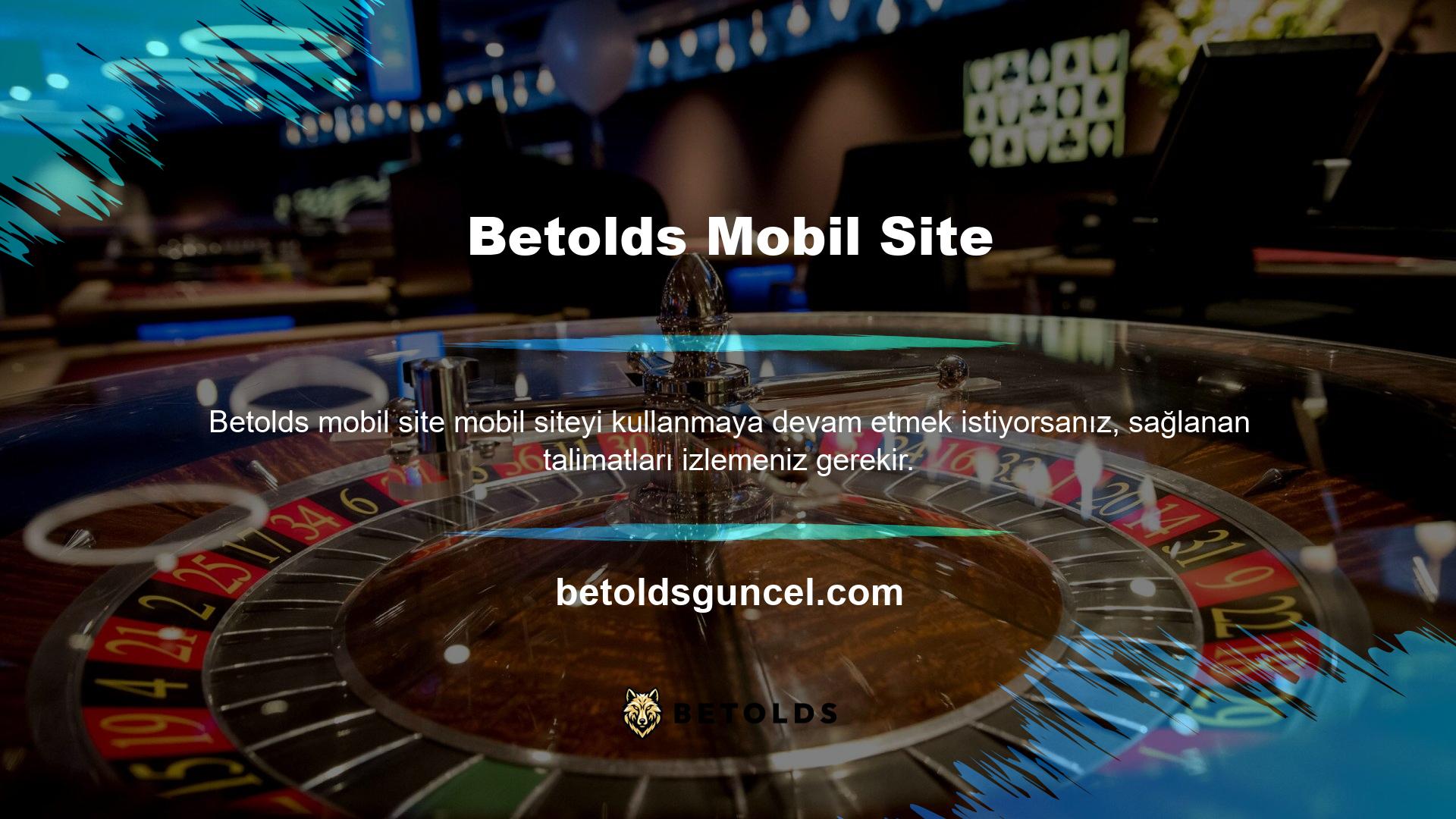 Bu casino şirketi, bakiyenizi bahis sitesinden banka hesabınıza aktarmanıza olanak tanıyan çeşitli avantajlar sunan bir mobil web sitesine sahiptir